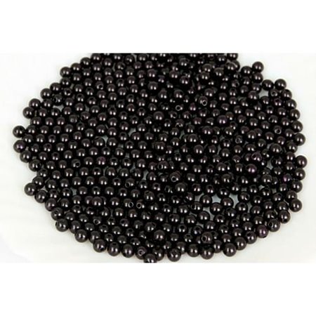 Koraliki perełki czarny 3mm/50g 900