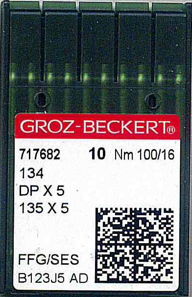 Igły do maszyny stebnówka Groz-Beckert 135x5 100 SES 10szt