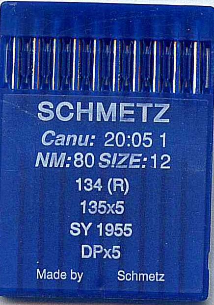 Igły do maszyny Schmetz 135x5 80 Serv 7 10szt