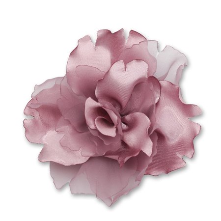 Broszka kwiat róża 8cm brudny różowy RM-13A