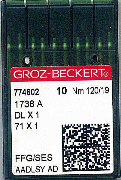 Igły do maszyny Groz-Beckert 16x231 120 SES 10szt