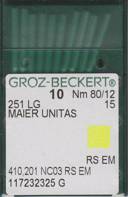 Igły do maszyny podszywarka Groz-Beckert 251LG 80 10szt