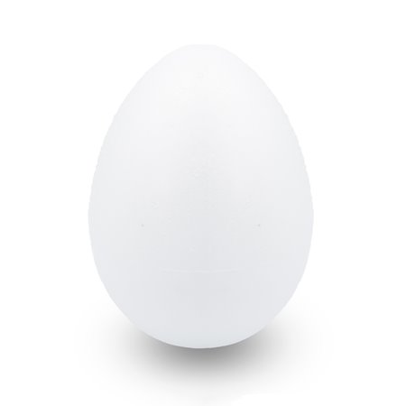 Jajka styropianowe duże białe pełne wielkanoc 52cm 1szt