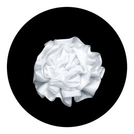 Broszka kwiat 5,5cm biały KDO-016