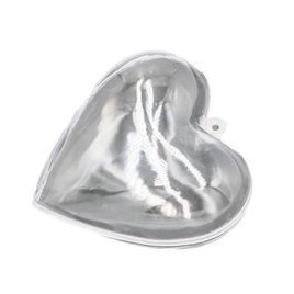 Serce plastikowe przeźroczyste otwierane 8cm 1 szt