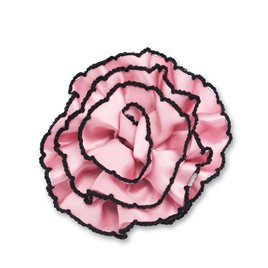 Broszka kwiat goździk 7,5cm różowy KDO-055
