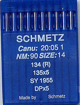 Igły do maszyny stebnowka Schmetz 135x5 90 SERV7 DPx5 10szt