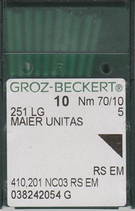 Igły do maszyny podszywarka Groz-Beckert 251LG 70 10szt