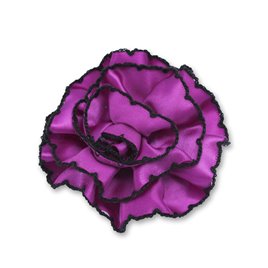 Broszka kwiat goździk 7,5cm fioletowy KDO-055